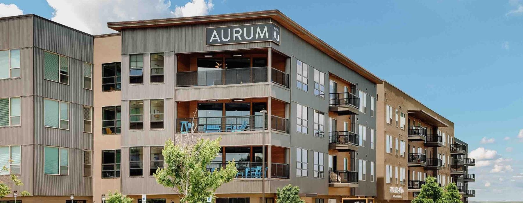 a building with a sign on it