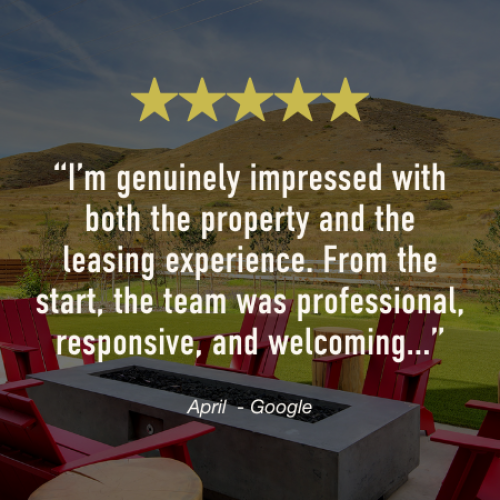 Outdoor setting set at the foot hills of colorado