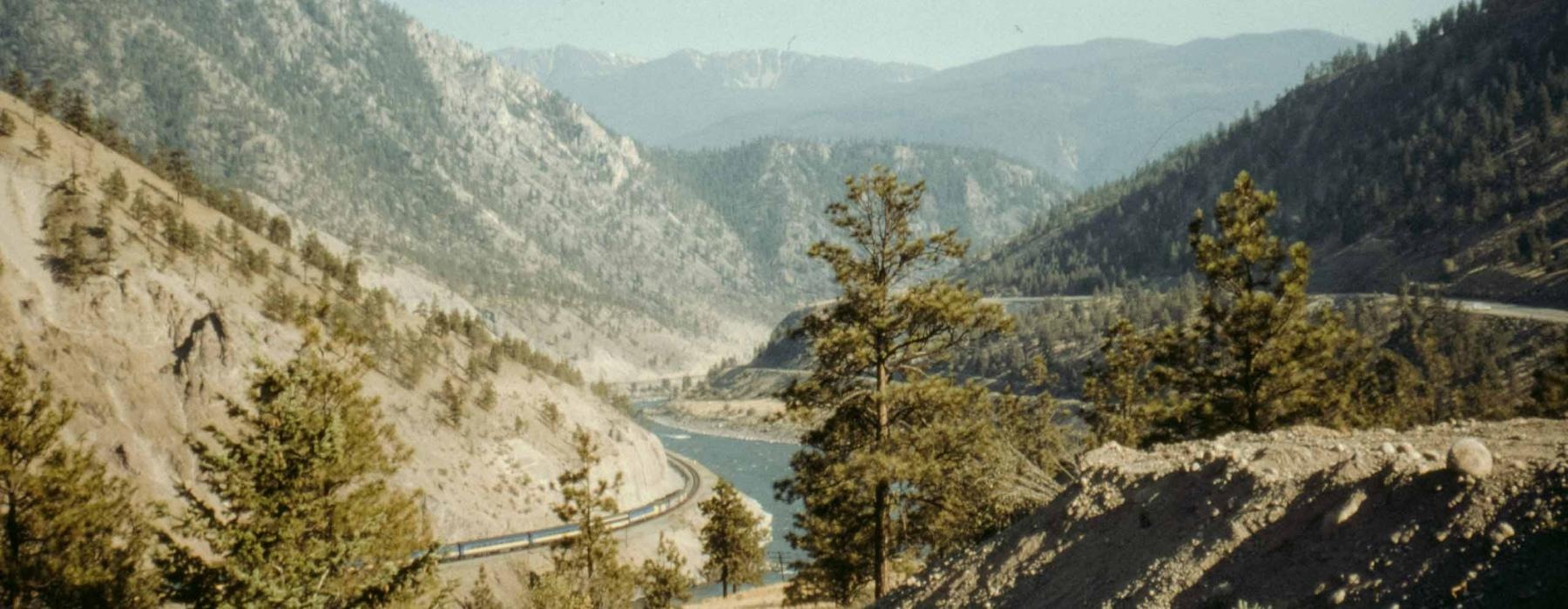 a river running through a valley