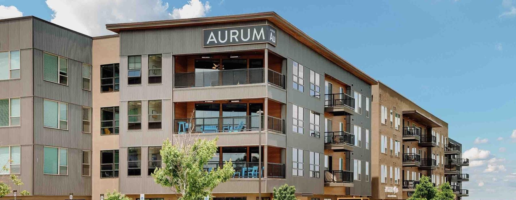 a building with a sign on it